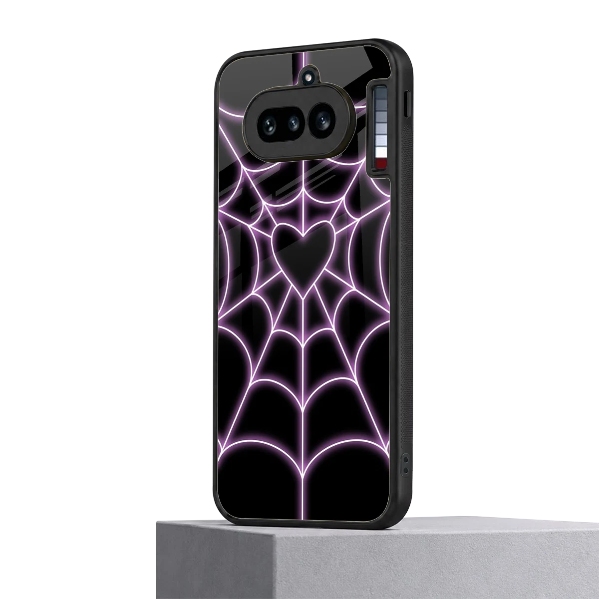 Black Jelly Bean nothing phone 4a mobile cover | shockproof glass phone case