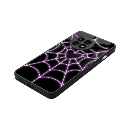 Black Jelly Bean stylish phone case for oneplus 13r | glossy glass and slim fit