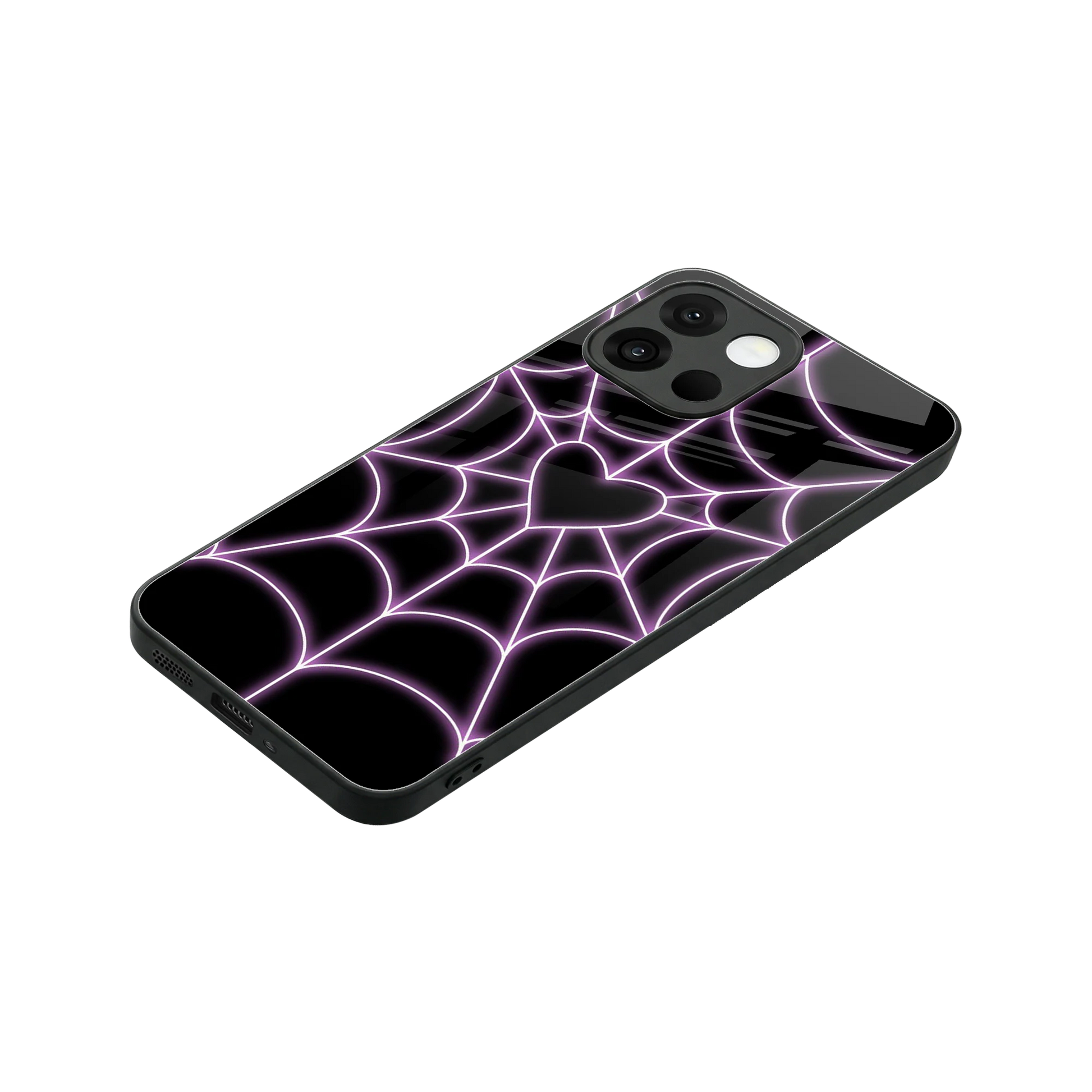 Black Jelly Bean stylish phone case for oneplus 13s | glossy glass and slim fit