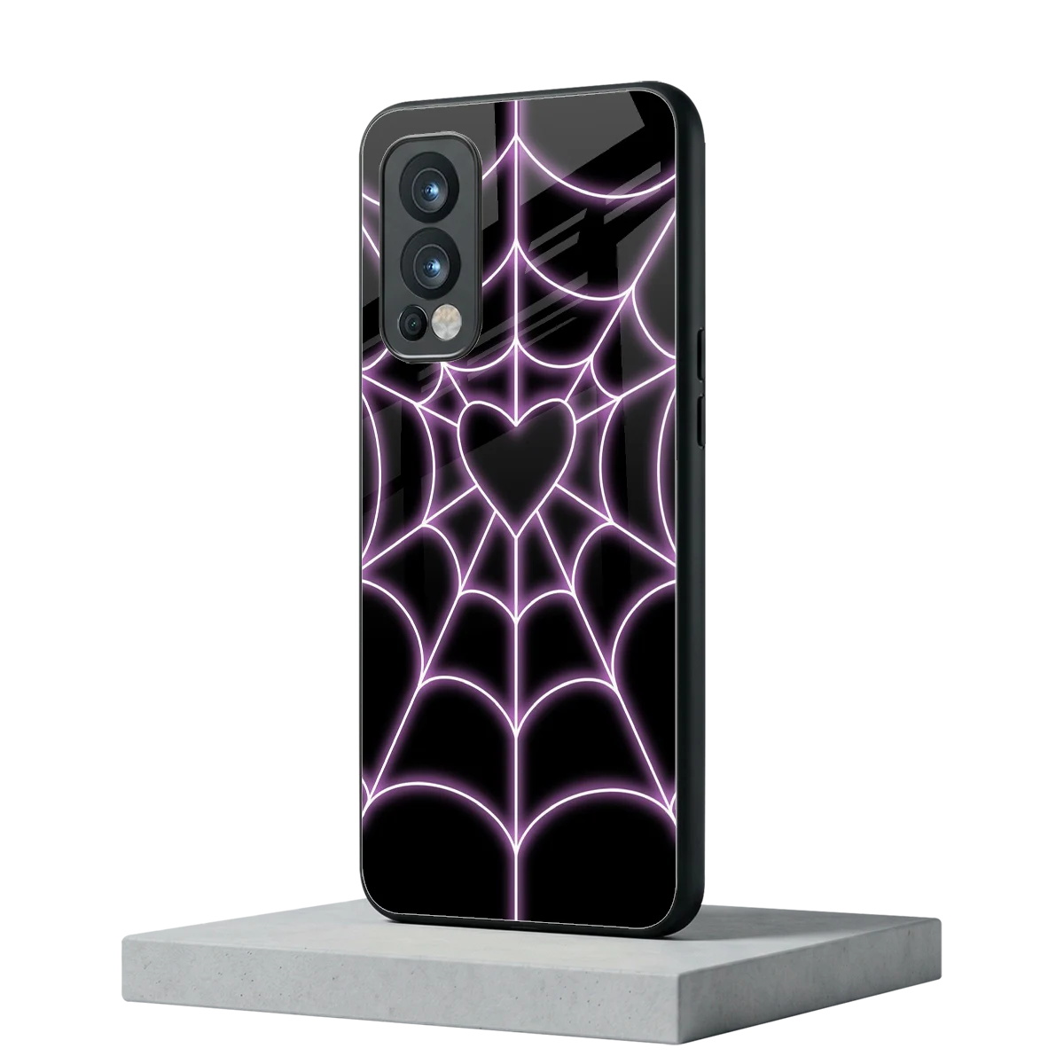 Black Jelly Bean oneplus nord 2 mobile cover | shockproof glass phone case