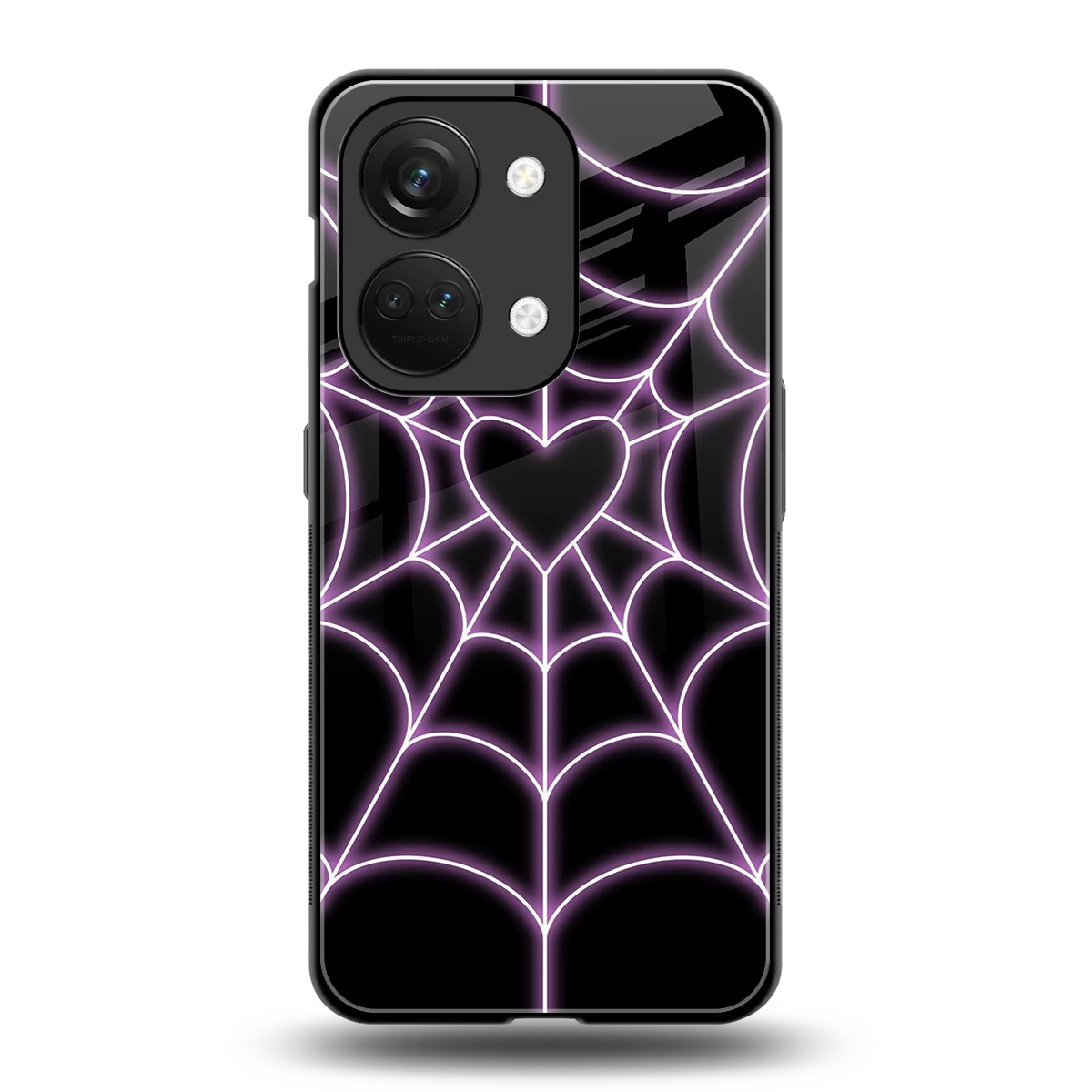 Black Jelly Bean back phone cover | glass case for oneplus nord 3