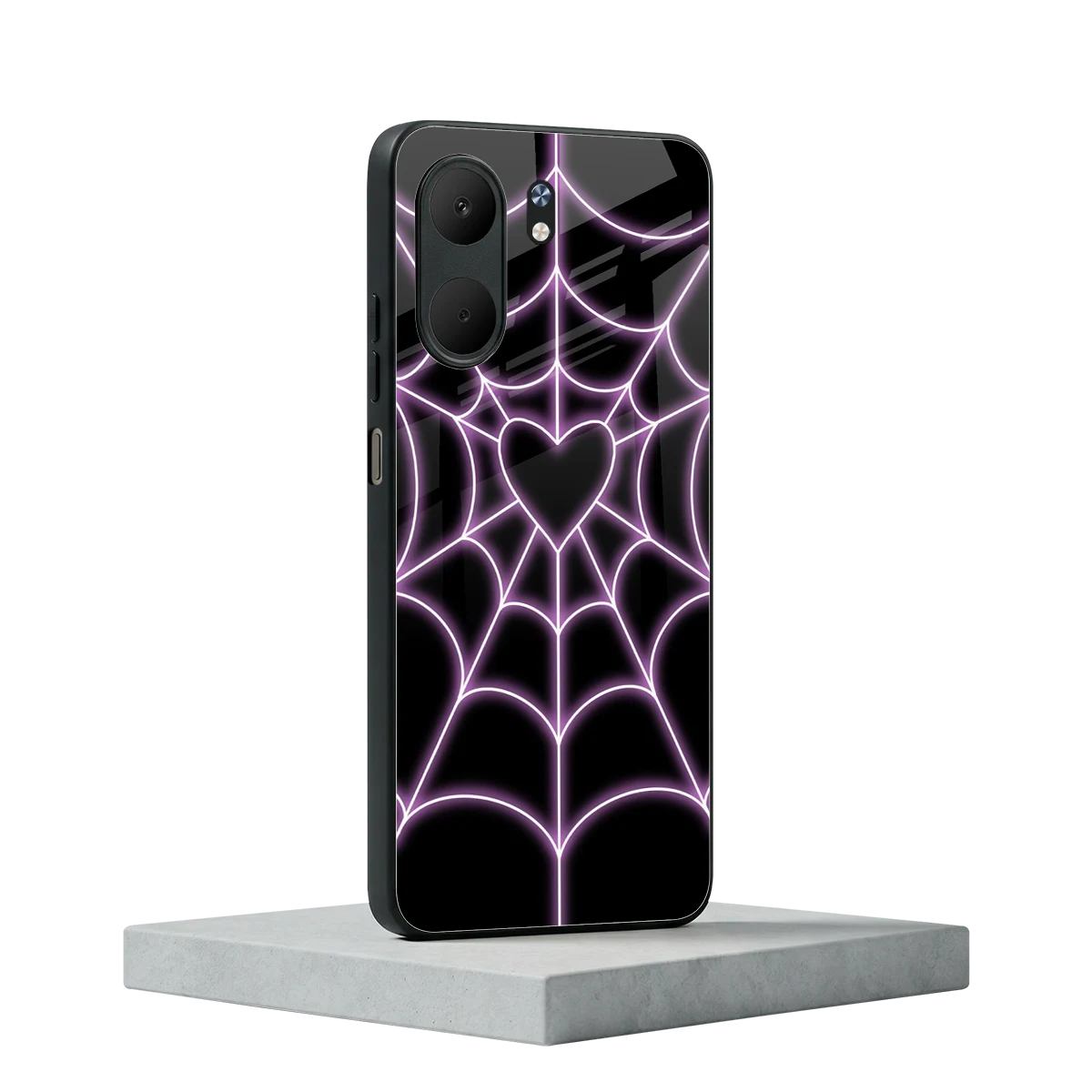 Black Jelly Bean oppo a5x 5g mobile cover | shockproof glass phone case
