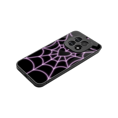 Black Jelly Bean stylish phone case for oppo f29 5g | glossy glass and slim fit