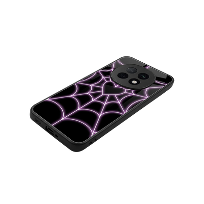 Black Jelly Bean stylish phone case for oppo f29 pro 5g | glossy glass and slim fit