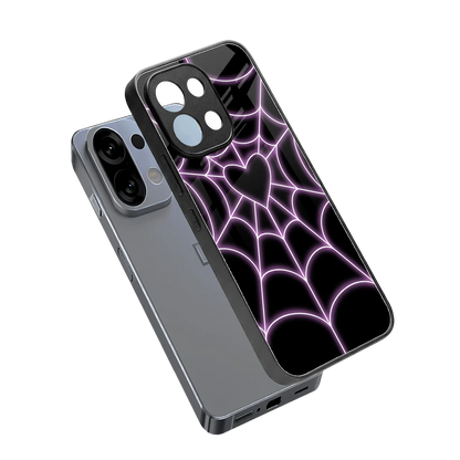 Black Jelly Bean sleek oppo k13 5g cover with tempered glass back and TPU edges