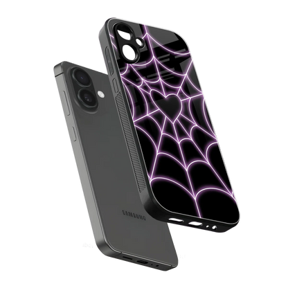 Black Jelly Bean sleek samsung galaxy a06 5g cover with tempered glass back and TPU edges