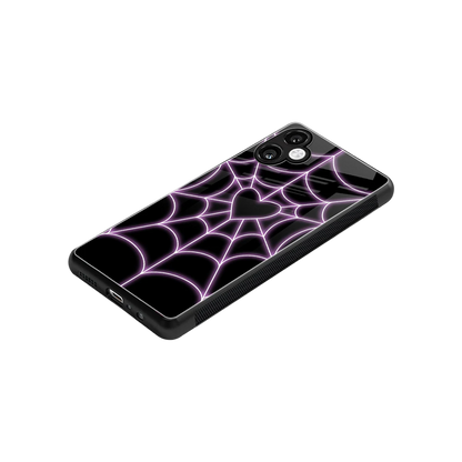 Black Jelly Bean stylish phone case for samsung galaxy a06 5g | glossy glass and slim fit