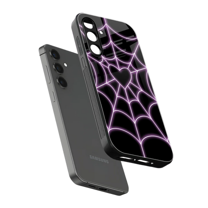 Black Jelly Bean sleek samsung galaxy m35 5g cover with tempered glass back and TPU edges