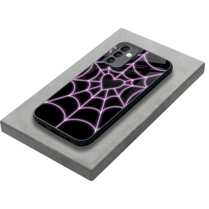 Black Jelly Bean stylish phone case for samsung galaxy m14 5g | glossy glass and slim fit
