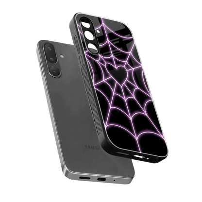 Black Jelly Bean sleek samsung galaxy m36 5g cover with tempered glass back and TPU edges