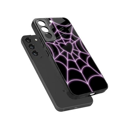 Black Jelly Bean sleek samsung galaxy s22 cover with tempered glass back and TPU edges