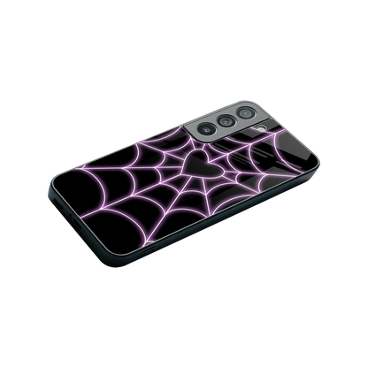 Black Jelly Bean stylish phone case for samsung galaxy s22 | glossy glass and slim fit