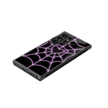 Black Jelly Bean stylish phone case for samsung galaxy s23 ultra | glossy glass and slim fit