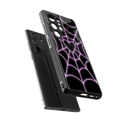 Black Jelly Bean sleek samsung galaxy s25 ultra cover with tempered glass back and TPU edges