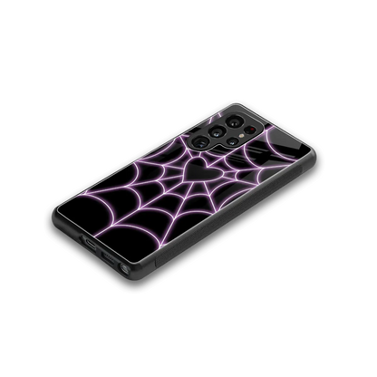 Black Jelly Bean stylish phone case for samsung galaxy s25 ultra | glossy glass and slim fit