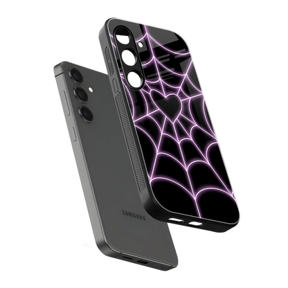 Black Jelly Bean sleek samsung galaxy s25 cover with tempered glass back and TPU edges