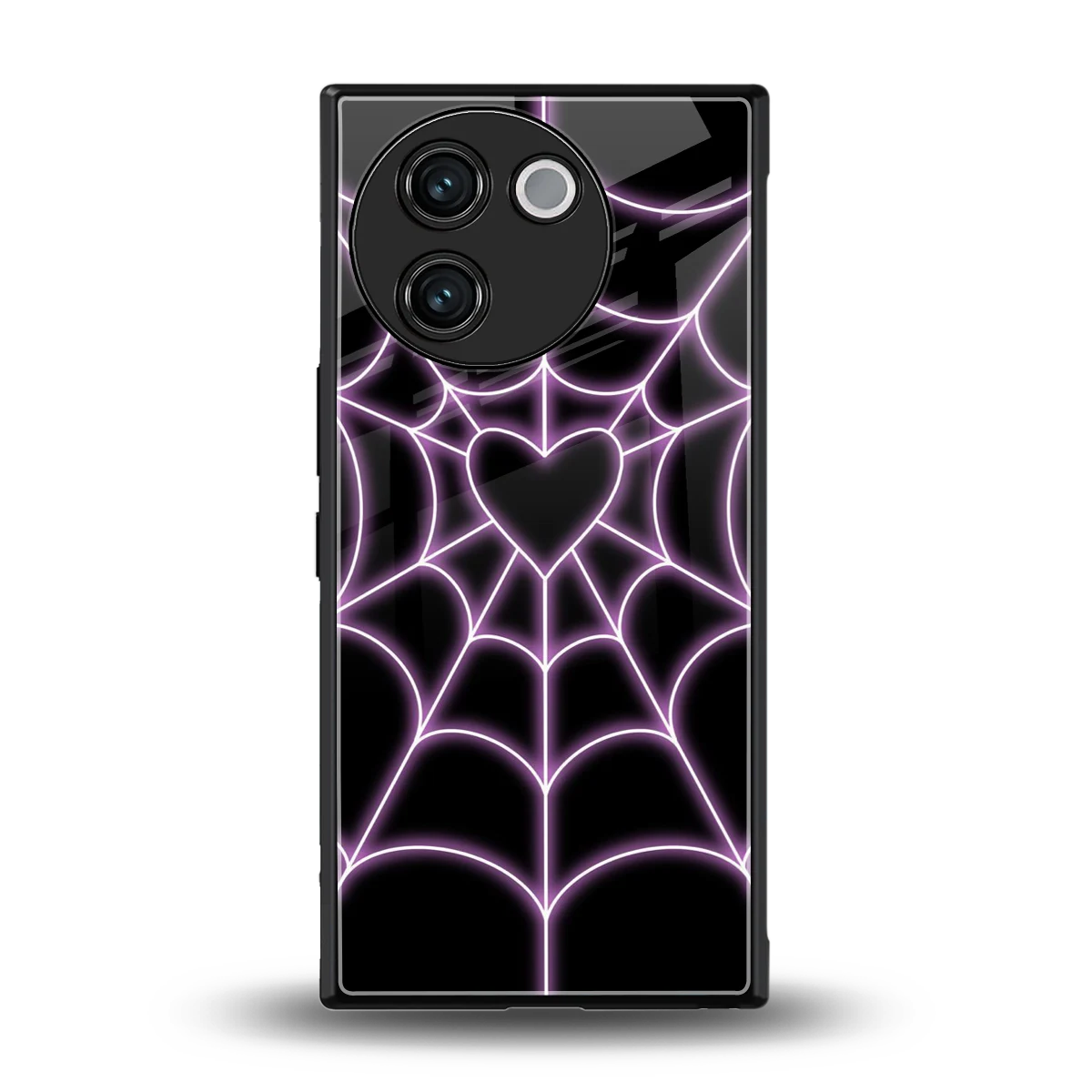 Black Jelly Bean back phone cover | glass case for vivo v30e