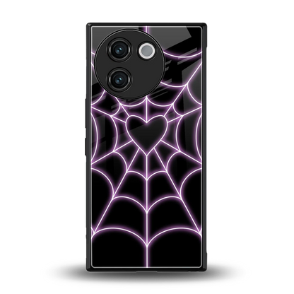 Black Jelly Bean back phone cover | glass case for vivo v30e