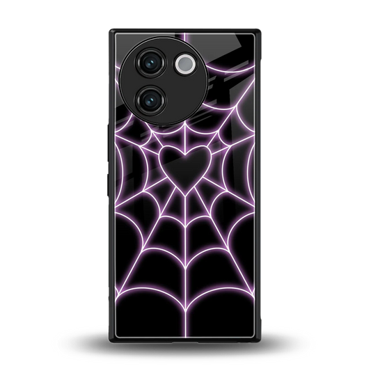 Black Jelly Bean back phone cover | glass case for vivo v30e