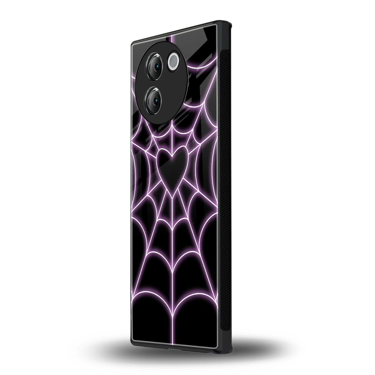 Black Jelly Bean vivo v30e mobile cover | shockproof glass phone case