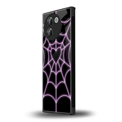 Black Jelly Bean vivo v30e mobile cover | shockproof glass phone case