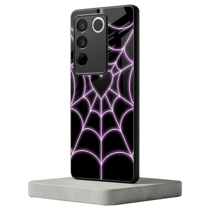 Black Jelly Bean vivo v27 5g mobile cover | shockproof glass phone case