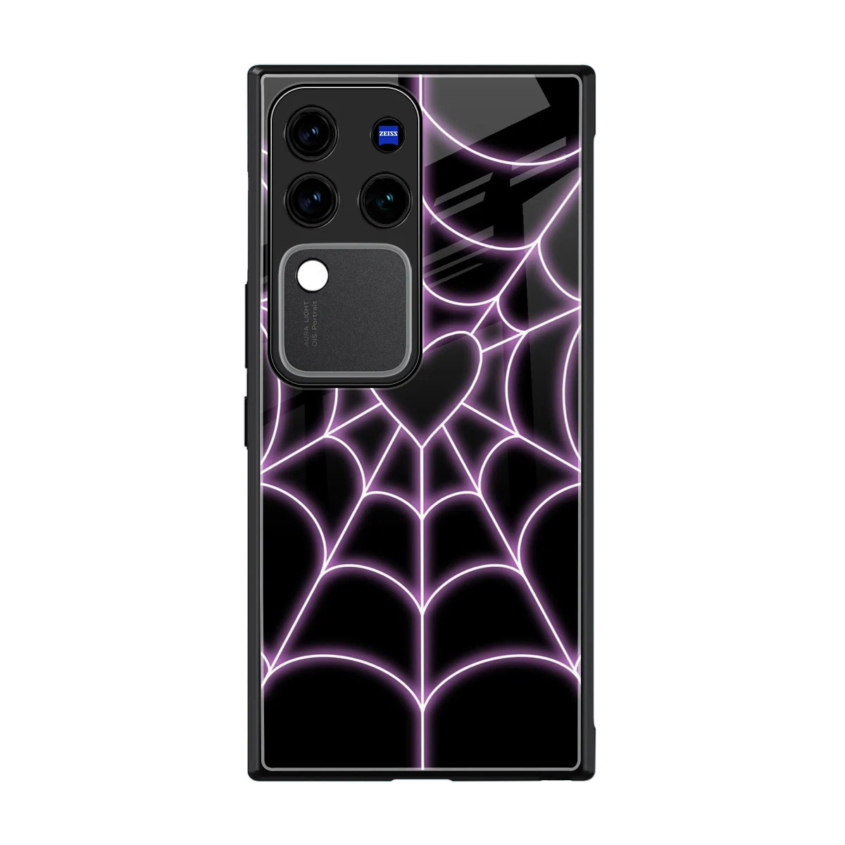 Black Jelly Bean back phone cover | glass case forvivo v30 pro