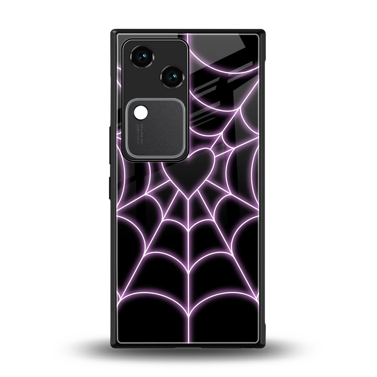 Black Jelly Bean back phone cover | glass case for vivo v30