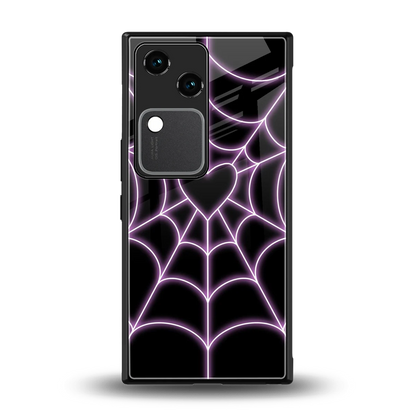 Black Jelly Bean back phone cover | glass case for vivo v30