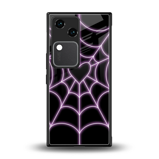 Black Jelly Bean back phone cover | glass case for vivo v30