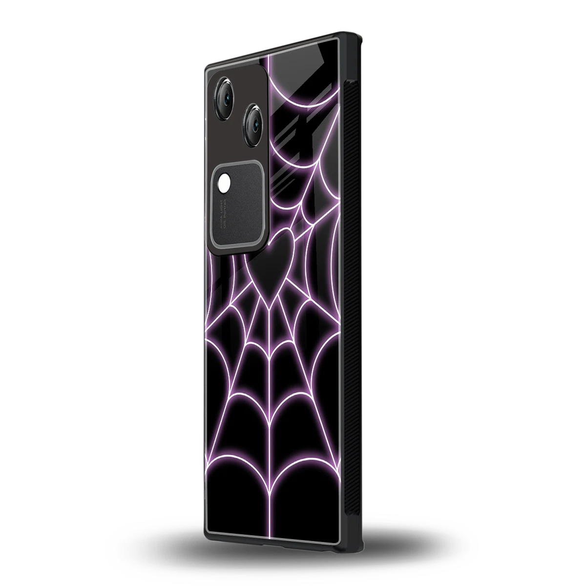 Black Jelly Bean vivo v30 mobile cover | shockproof glass phone case