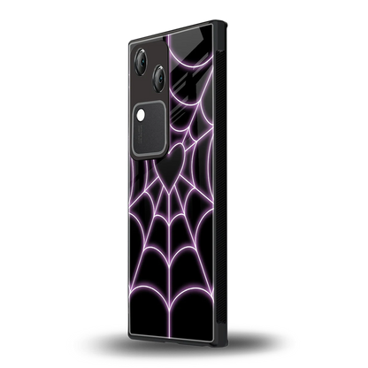 Black Jelly Bean vivo v30 mobile cover | shockproof glass phone case