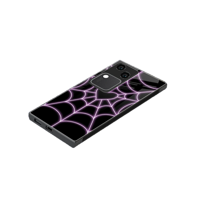 Black Jelly Bean stylish phone case for vivo v30 | glossy glass and slim fit