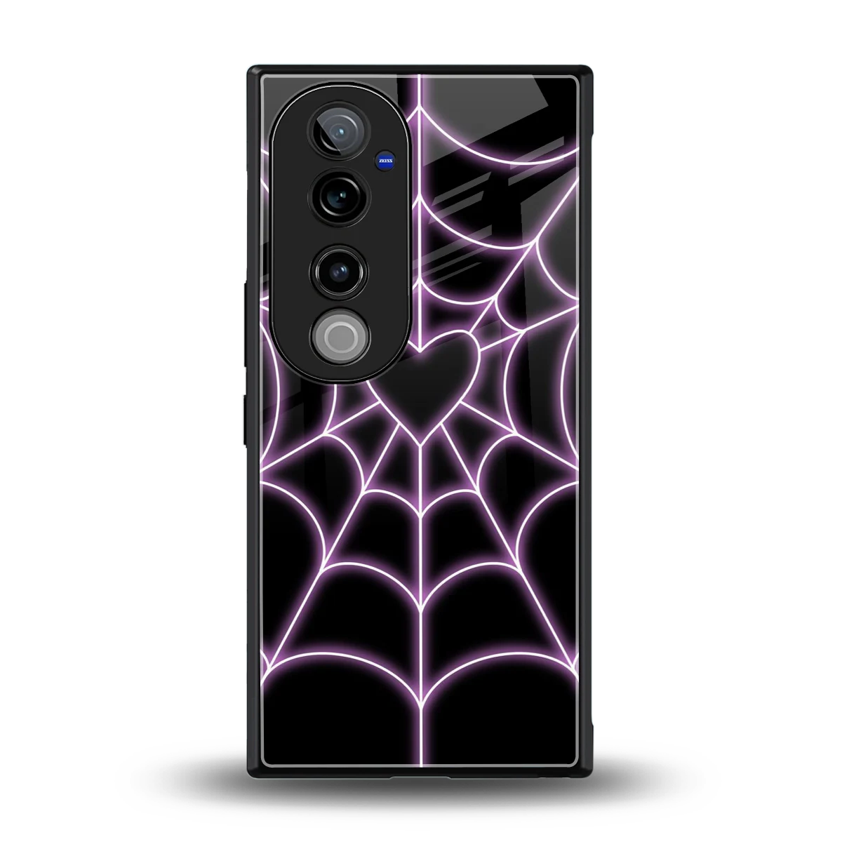 Black Jelly Bean back phone cover | glass case for vivo v40 pro
