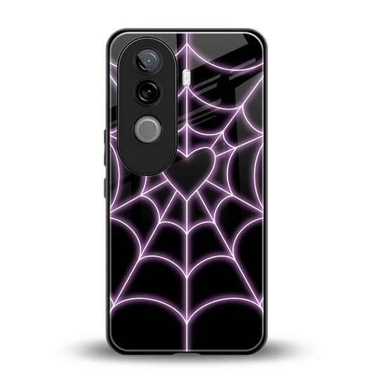 Black Jelly Bean back phone cover | glass case for vivo v40e