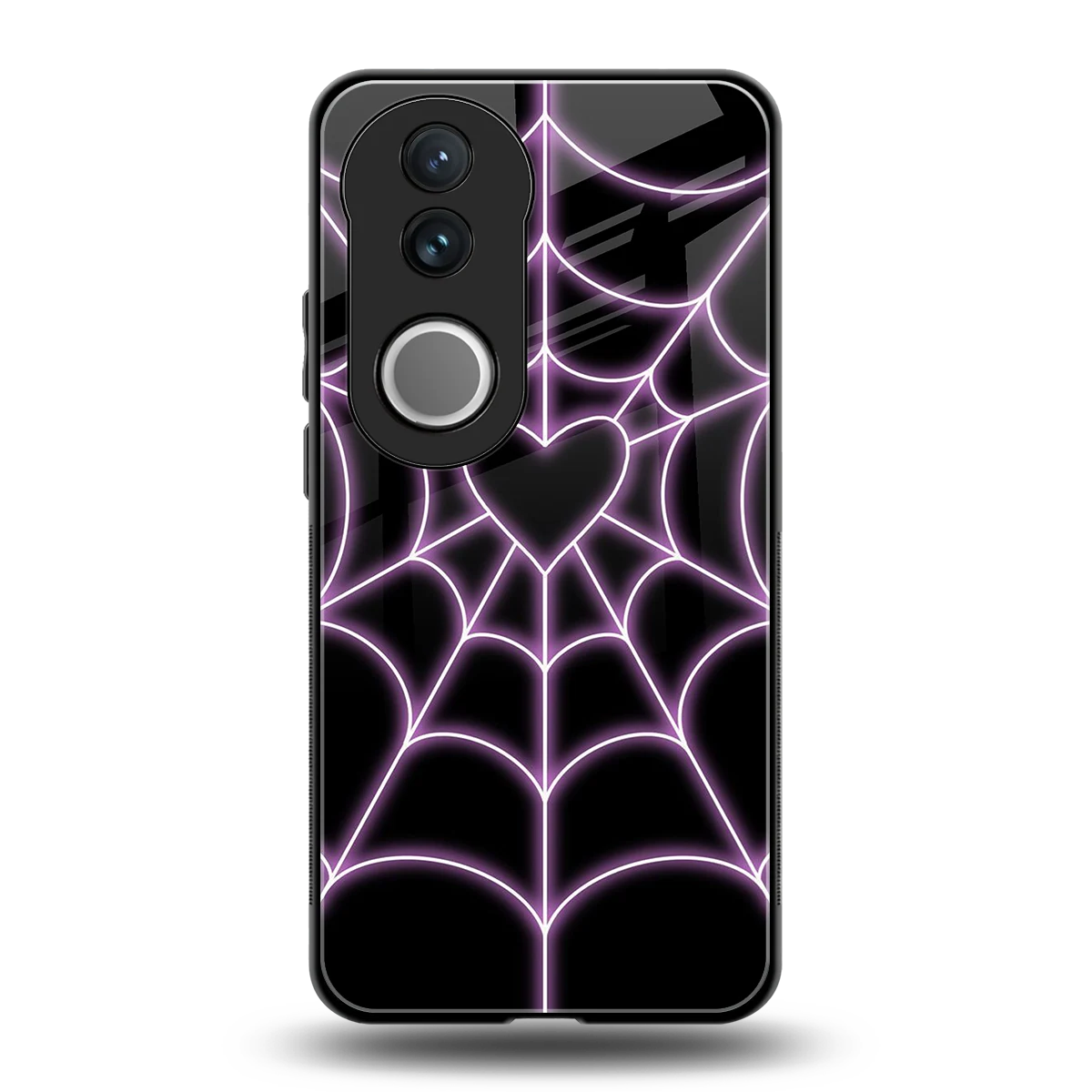 Black Jelly Bean back phone cover | glass case for vivo v50