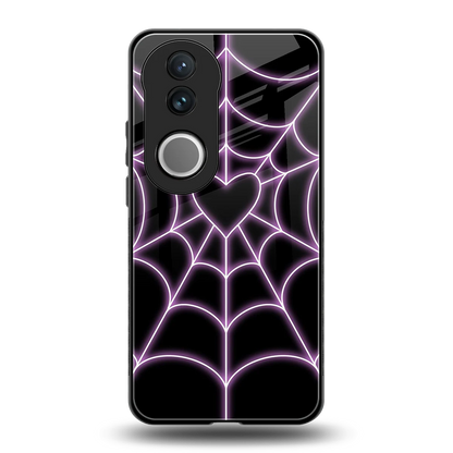 Black Jelly Bean back phone cover | glass case for vivo v50