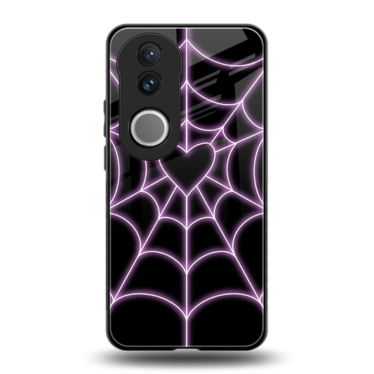Black Jelly Bean back phone cover | glass case for vivo v50