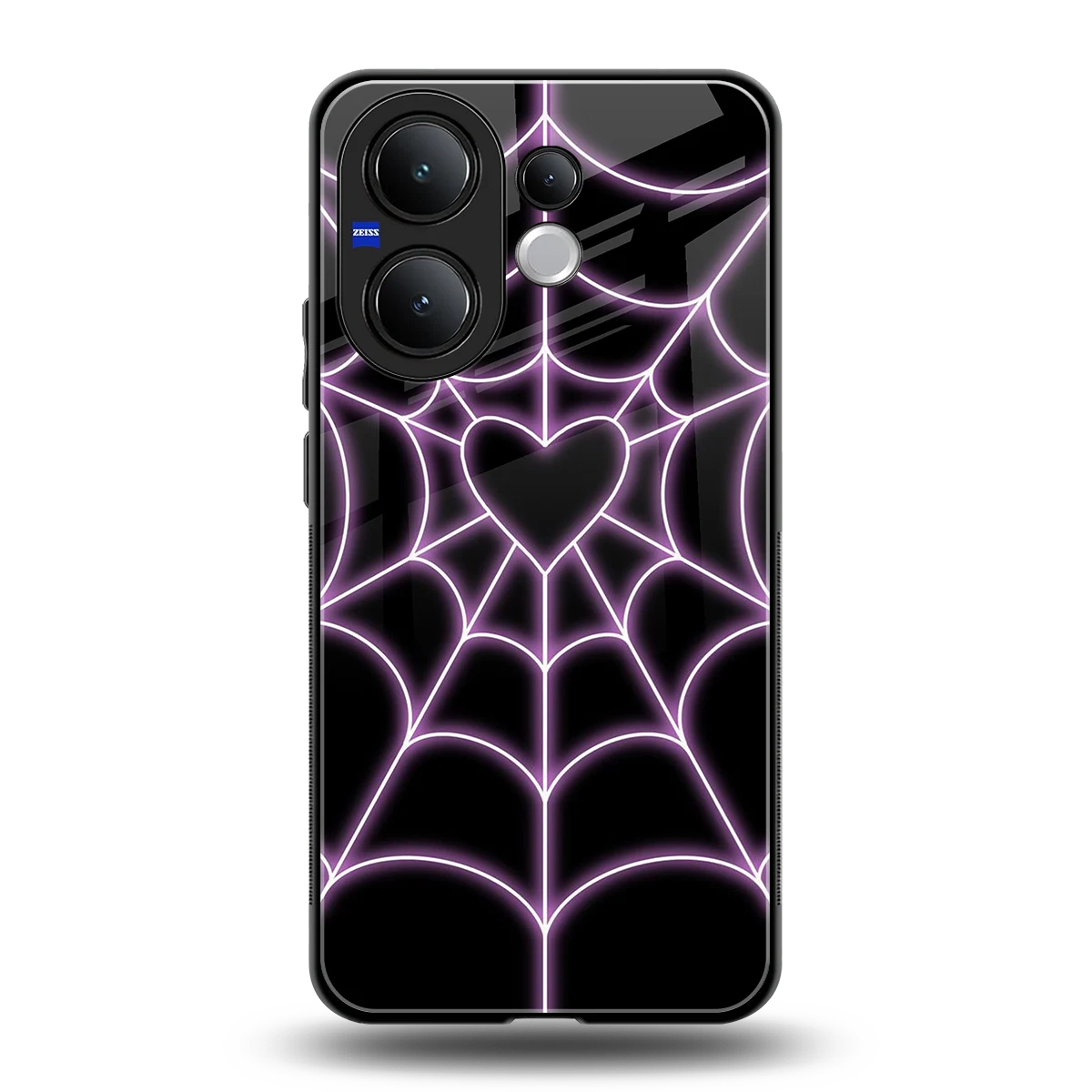 Black Jelly Bean back phone cover | glass case for vivo v60