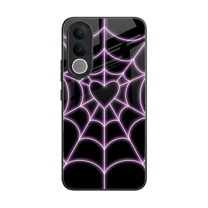 Black Jelly Bean back phone cover | glass case for vivo v70 fe