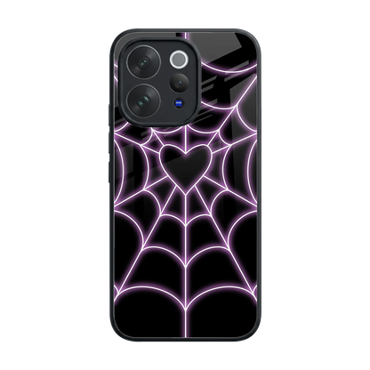 Black Jelly Bean back phone cover | glass case for vivo v70