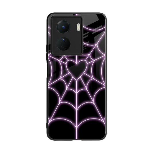 Black Jelly Bean back phone cover | glass case for vivo y16