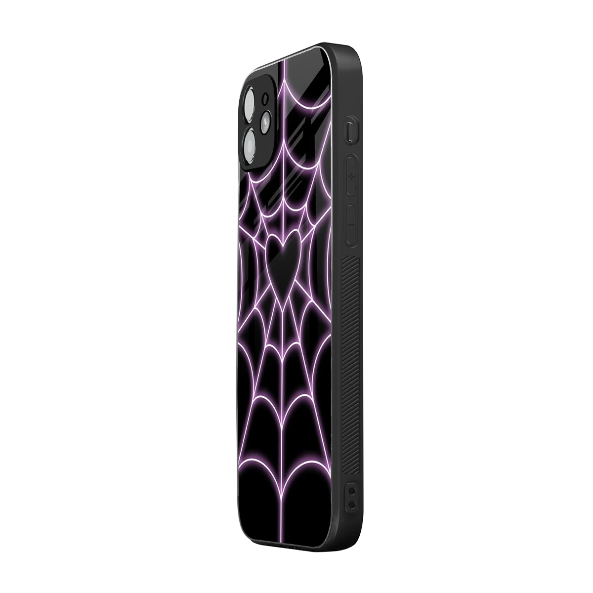 Black Jelly Bean iphone 12 mobile cover | shockproof glass phone case