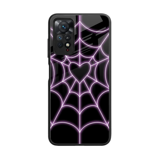 Black Jelly Bean back phone cover | glass case for redmi note 11 pro