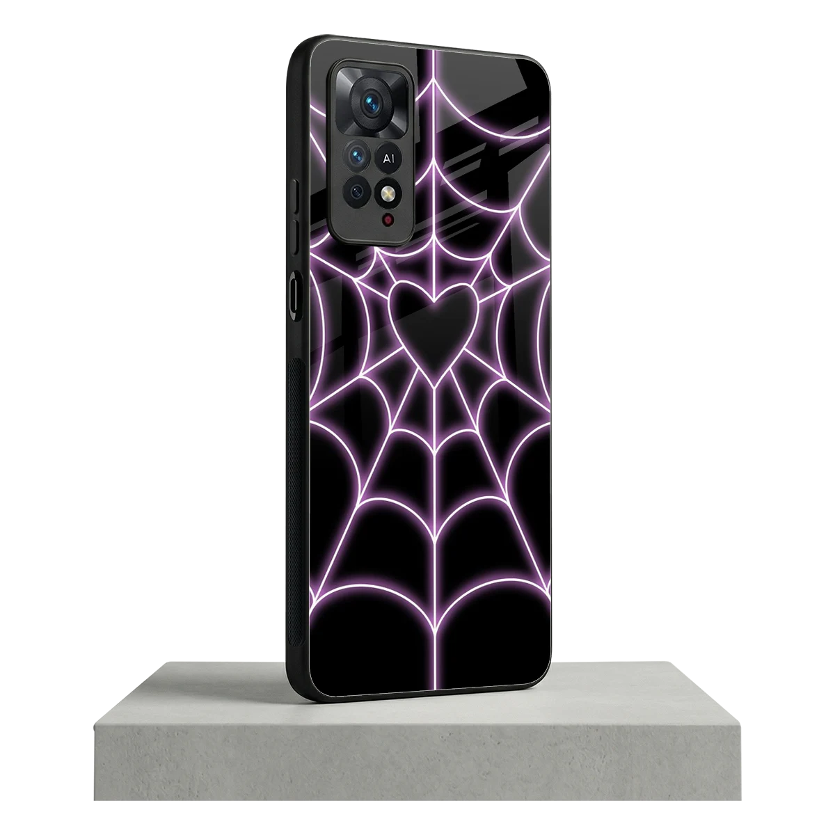 Black Jelly Bean redmi note 11 pro mobile cover | shockproof glass phone case