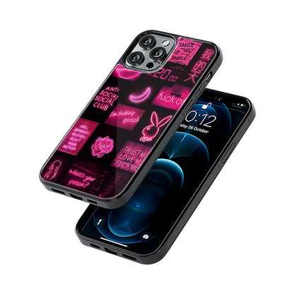 Protective Glass Back Phone Case Compatible with iPhone, Samsung, OnePlus, Pixel & More