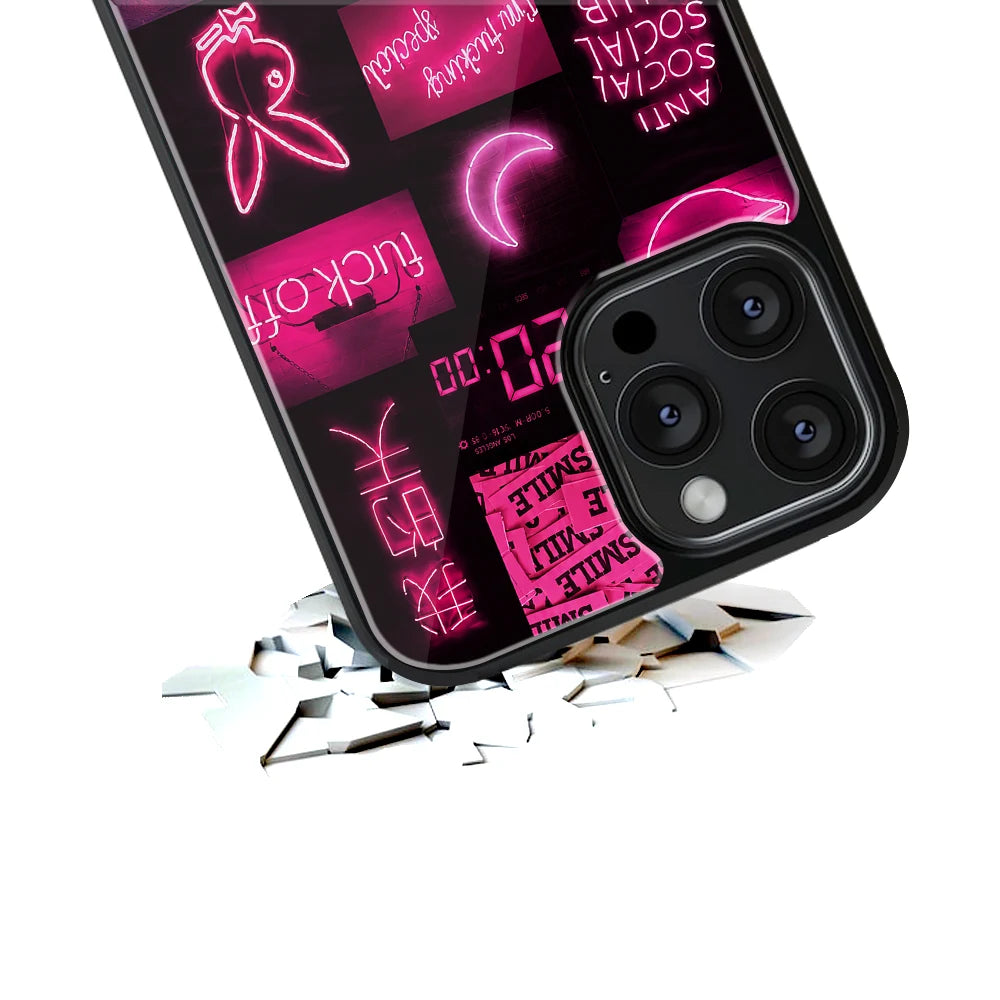 Durable Glass Back Mobile Case for iPhone, Samsung, OnePlus, Google Pixel, Redmi, Vivo, Oppo