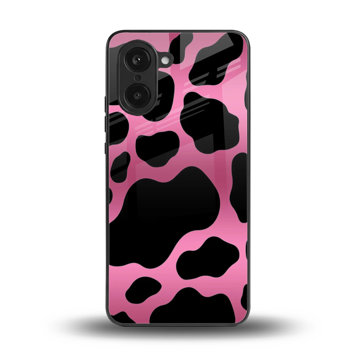 Black Pink Swirl back phone cover | glass case for oneplus nord ce5 5g