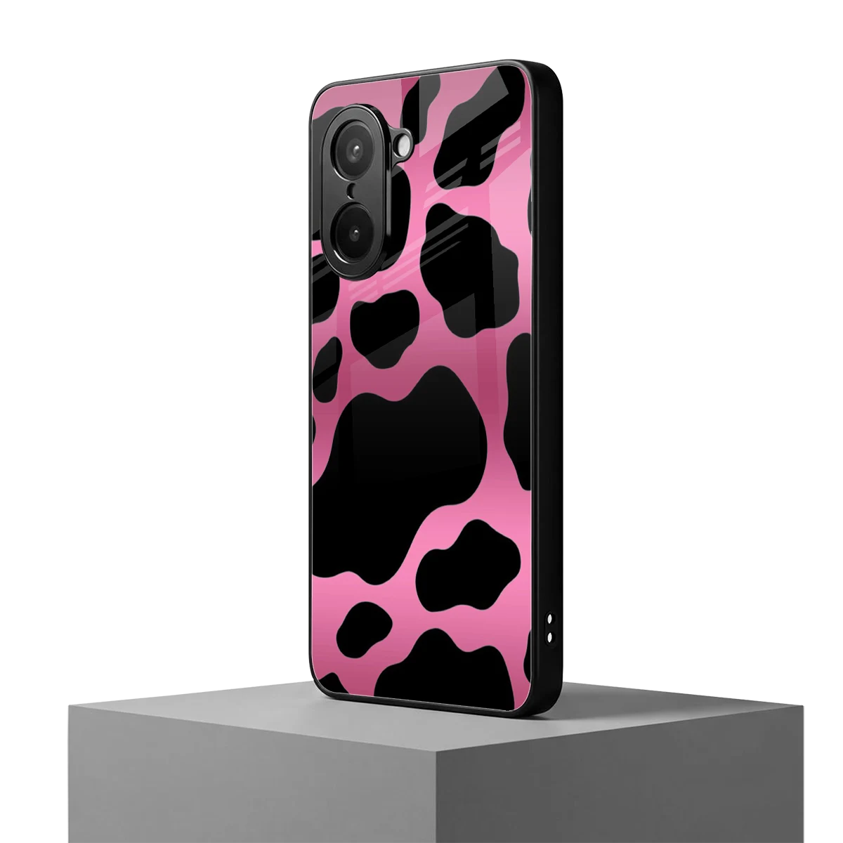 Black Pink Swirl oneplus nord ce5 5g mobile cover | shockproof glass phone case