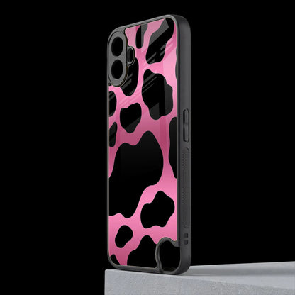 Black Pink Swirl cmf nothing phone 1 mobile cover | shockproof glass phone case